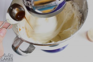 vanilla mix with buttercream
