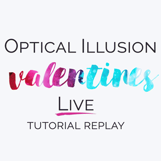 Optical Illusion Lenticular Valentines Cake Tutorial • Avalon Cakes Online School